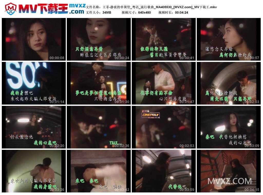 王菲-静夜的单簧管_粤语_流行歌曲_MA405530